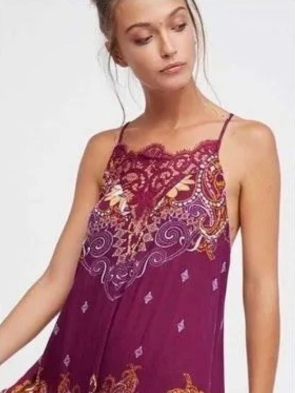 🦋 Free People - Mini Slip Dress